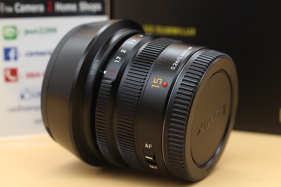 ขาย Lens Panasonic LEICA DG SUMMILUX 15mm F1.7 ASPH (สีดำ) สภาพสวยใหม่ อดีตประกันร้าน ไร้ฝ้า รา แถมFilter อุปกรณ์ครบกล่อง  อุปกรณ์และรายละเอียดของสินค้า 1.